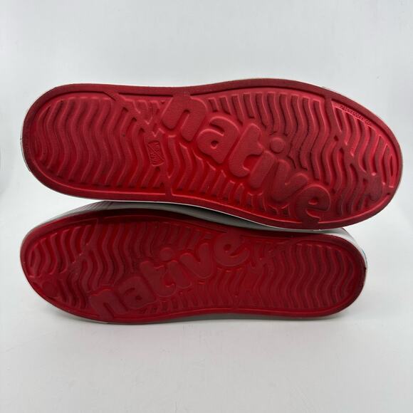 Native Disney Unisex Slip On Shoe Red Minnie Mouse w/Mickey & Minnie Charms W10 - Picture 6 of 11